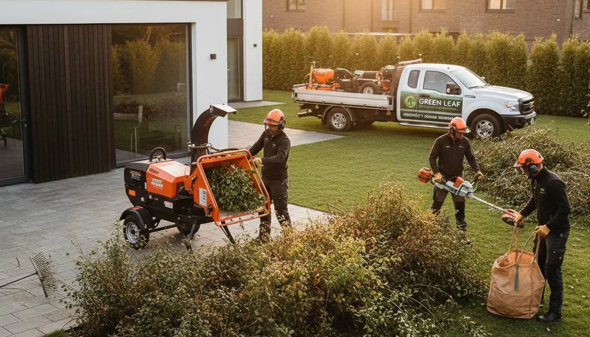 Professional shrub removal service in Saint Petersburg FL clearing overgrown bushes and hedges